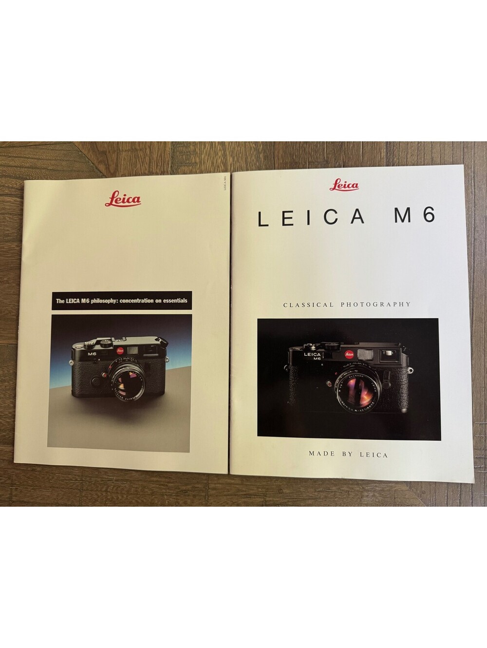Leica M6 Camera Brochure Set: Classical Photography & Philosophy Guides -